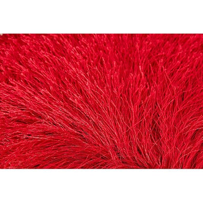 Personalized Red Fur Heart-Shaped Photo Pillow with Free Keychain – Romantic Valentine’s Day Gift