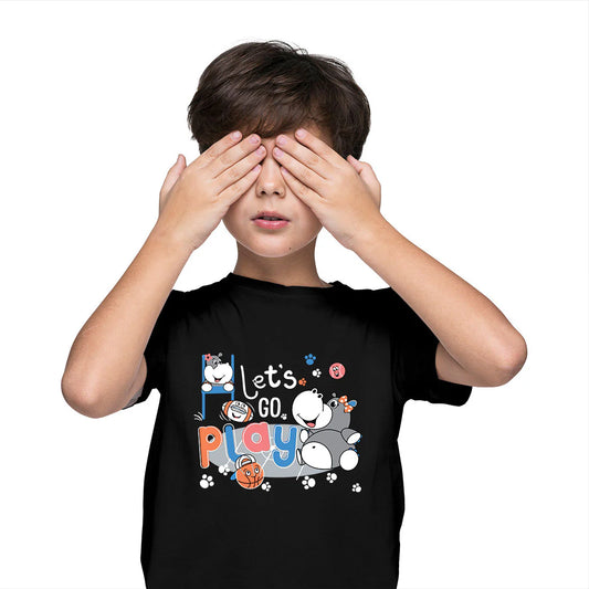 Kids Hippo Sports Graphic Shirt