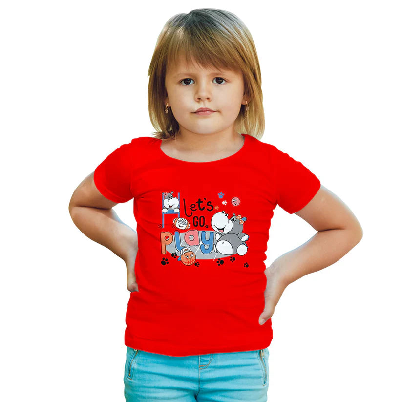 Kids Hippo Sports Graphic Shirt