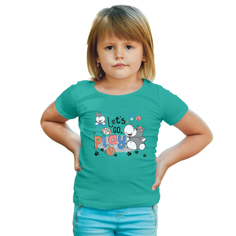 Kids Hippo Sports Graphic Shirt