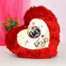 Personalized Heart-Shaped Photo Pillow – Custom Soft Cushion Gift
